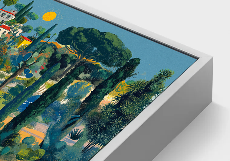 Cadre aluminium pour œuvre d'art